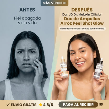 COMBO DR. MELAXIN  EXFOLIANTE DE ARROZ